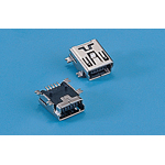 MINI USB B TYPE SMD, JACK 5 PIN